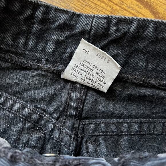 Vintage 90’s BONGO Black High Waisted Button Up Cotton Mom-Jeans - Picture 10 of 11